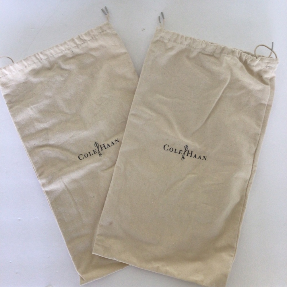 COLE HAAN DUST BAGS SET OF TWO
